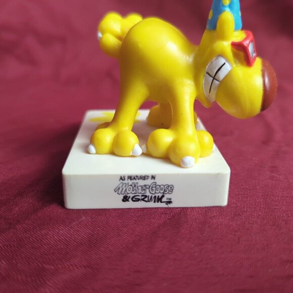 Grimmy Potty Animal Figure 1989 Mother Goose & Grimm POTY ANIMAL! 3" - Picture 6 of 8